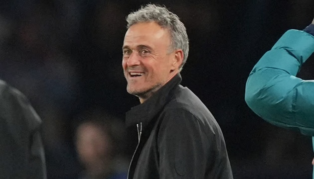 Luis Enrique laughed at the quality of Ligue 1 and PSG.